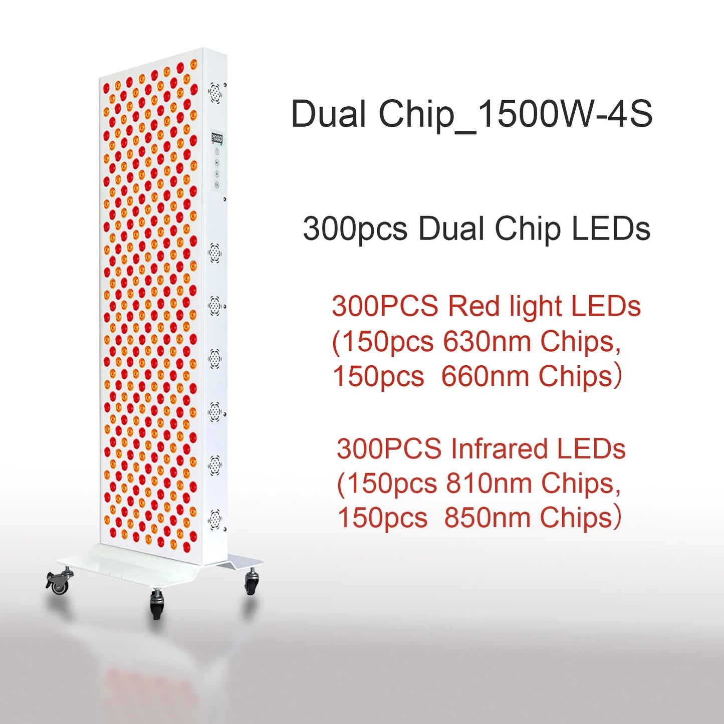 Dual Chip Red Light Therapy Panel