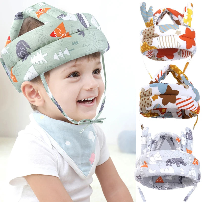 Soft baby head pillow protection