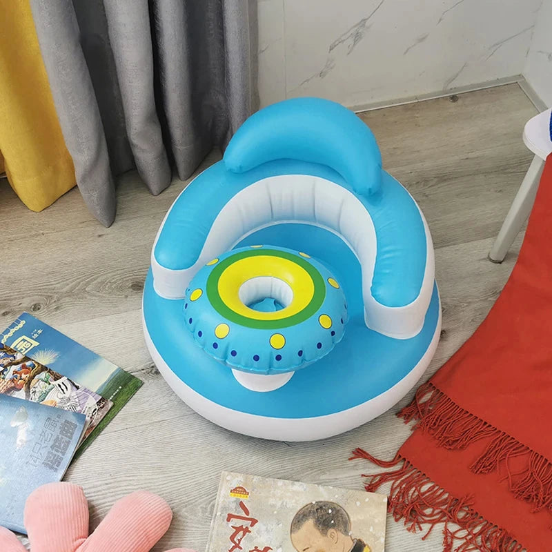 Baby Inflatable Sofa Seat Built in Air Pump