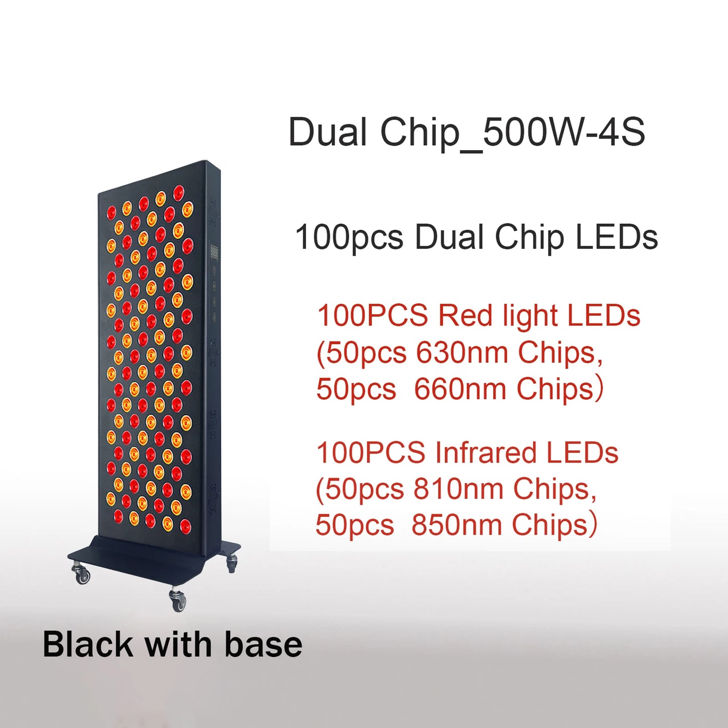 Dual Chip Red Light Therapy Panel