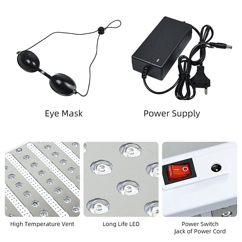 LED Facial Phototherapy 7-color Photon