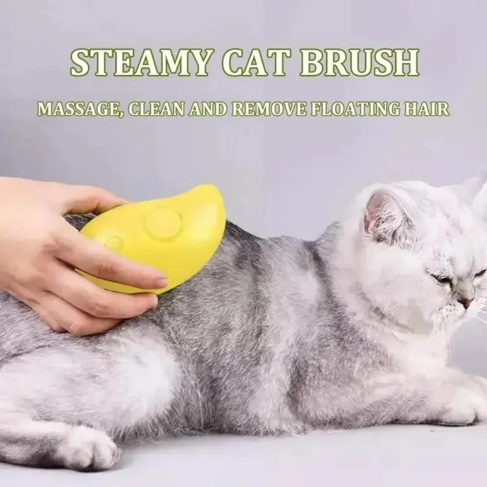 Cat Dog Steamy Brush Steam Brush in 1 Electric Sprays