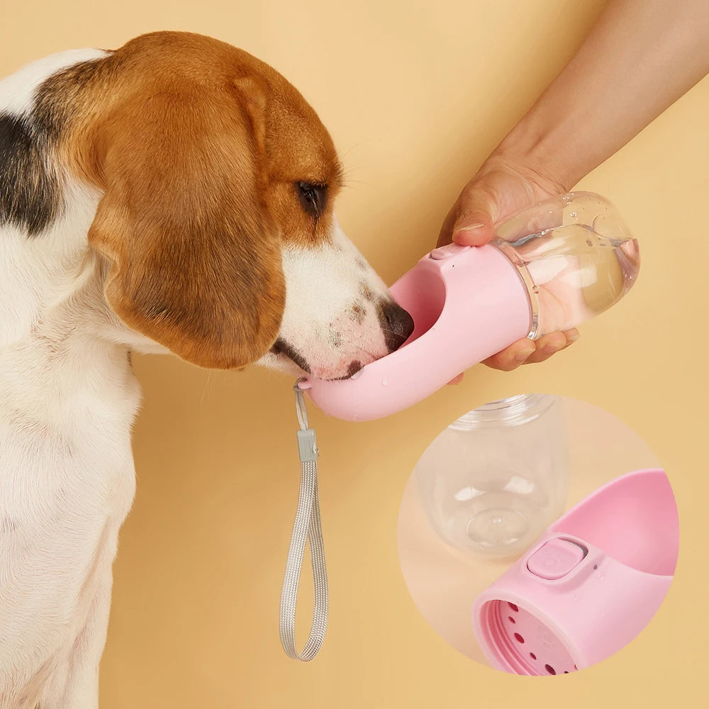 Dog Water Bottle For Pet Dogs Cats Water Feeder Bowls