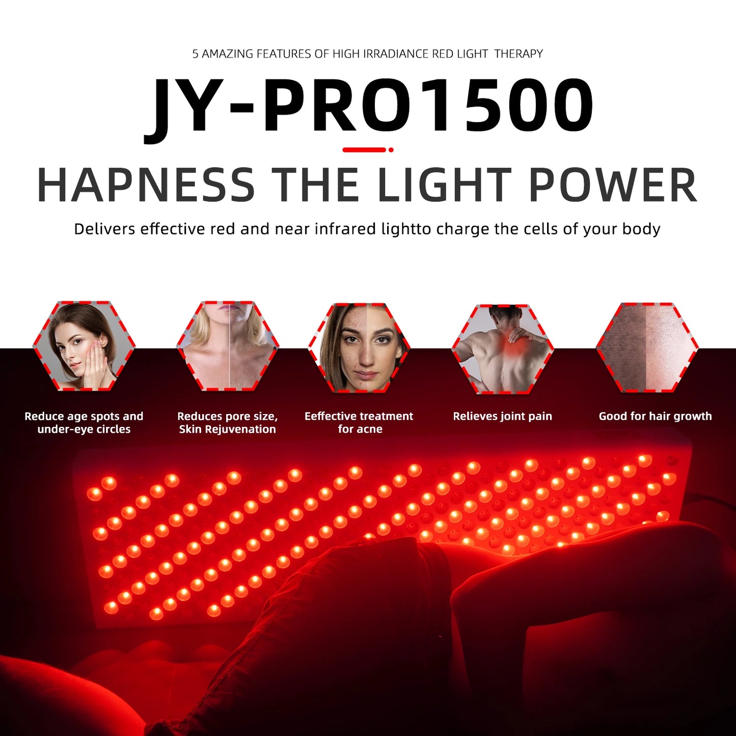 Dual Chip Red Light Therapy Panel