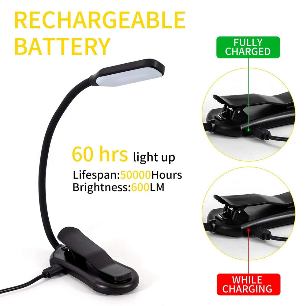 Rechargeable Book Light Mini 7 LED