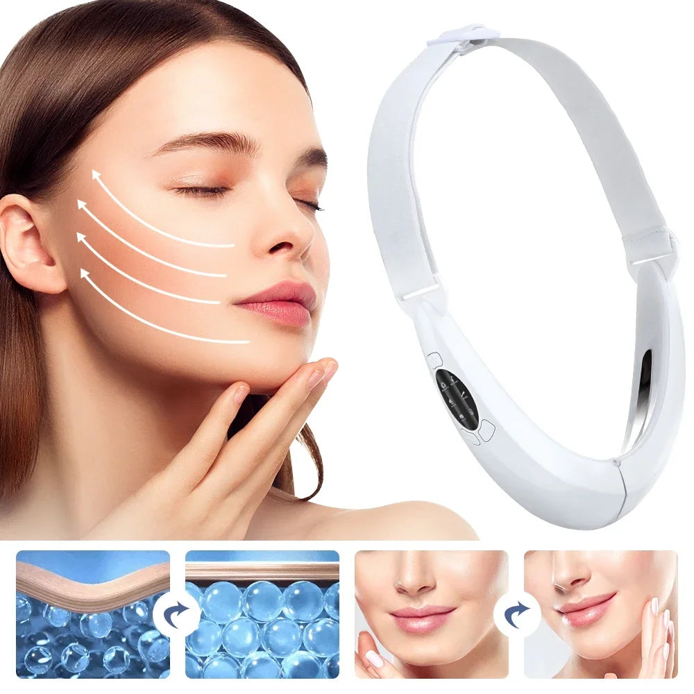 EMS Face Lifting Device LED Photon Therapy Vibration skincare