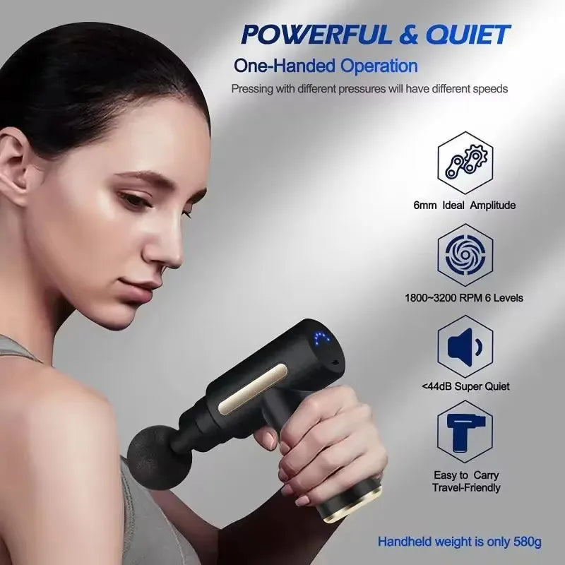 2025 fascia gun muscle relaxation massager electric