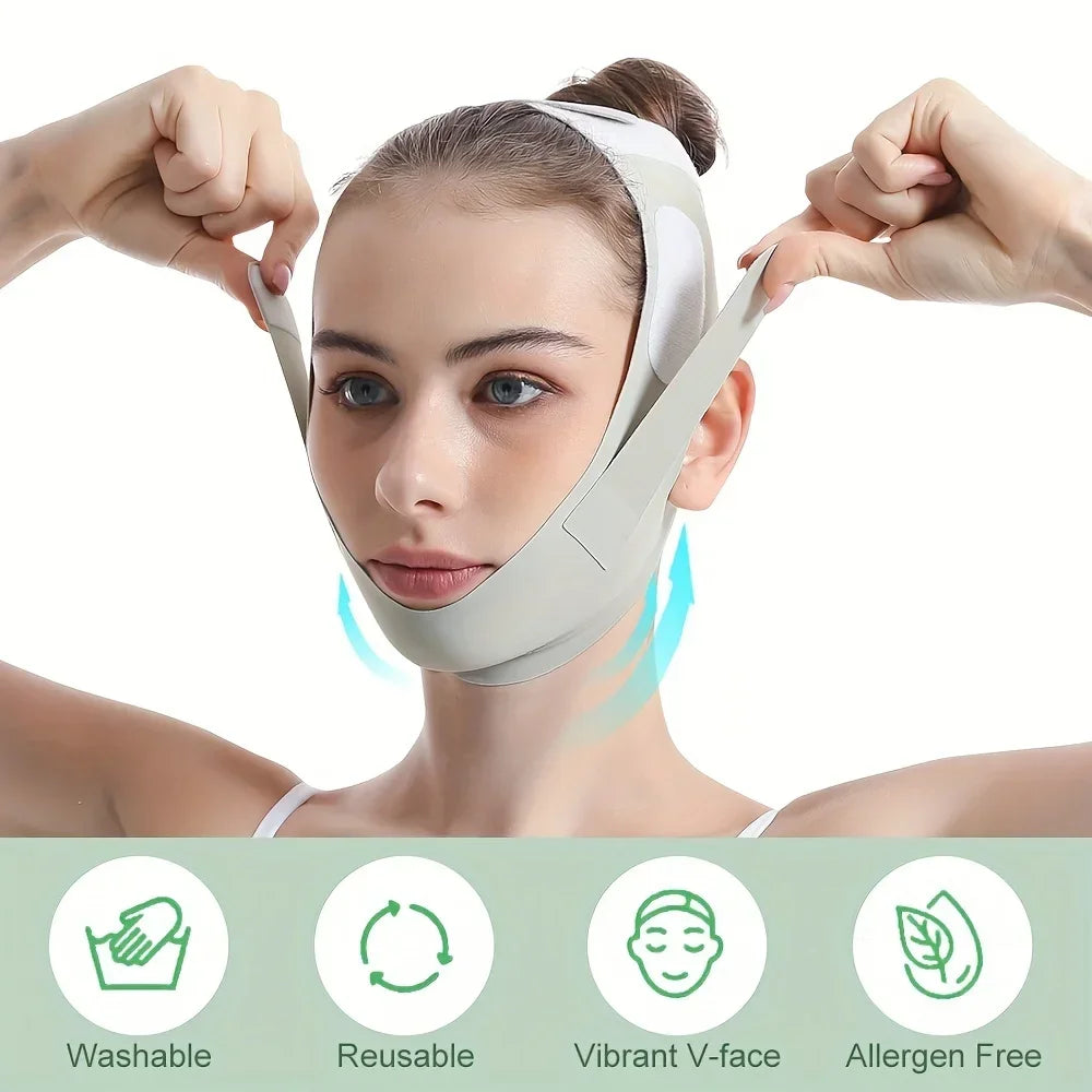 Reusable Face Slimming Bandage V Line Face