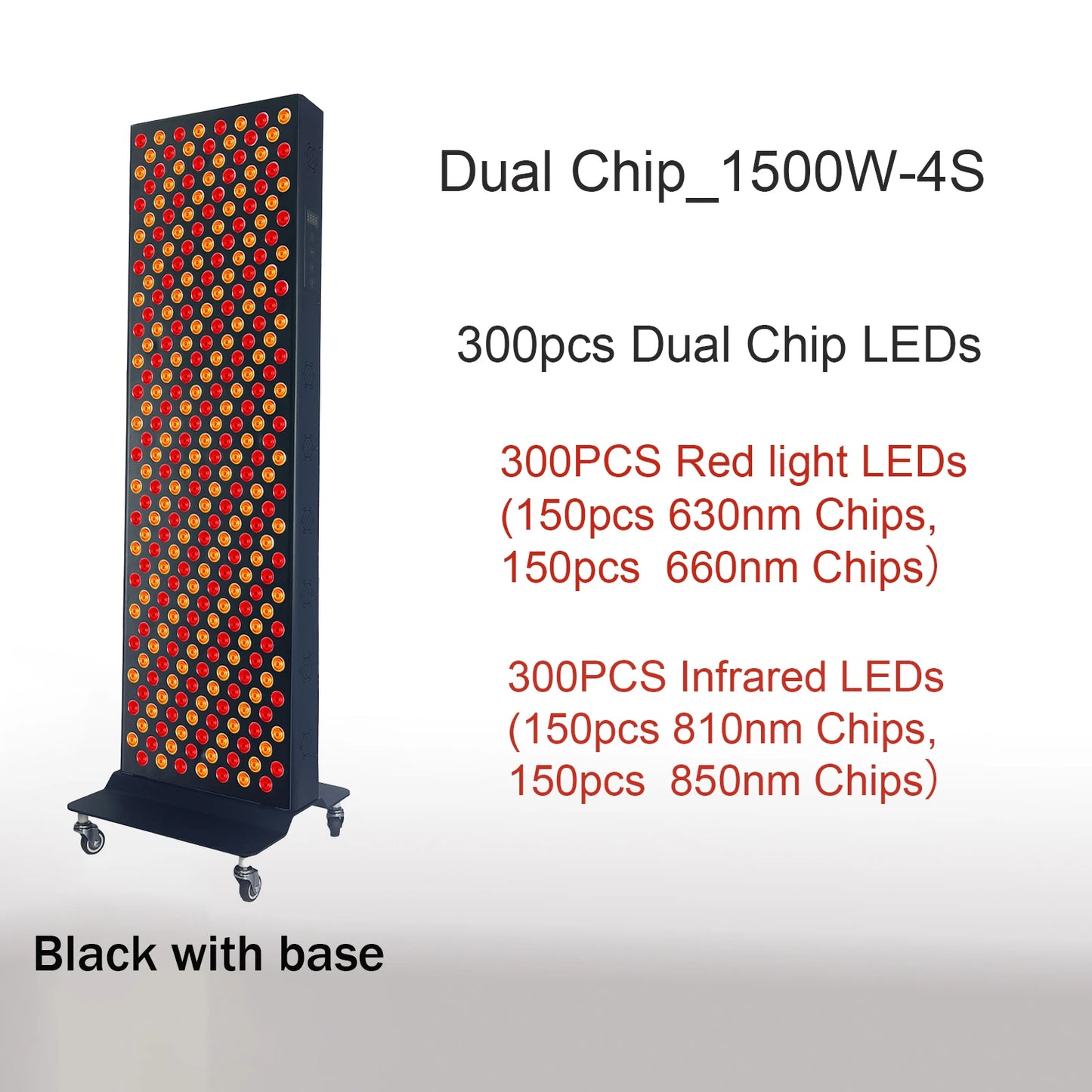 Dual Chip Red Light Therapy Panel